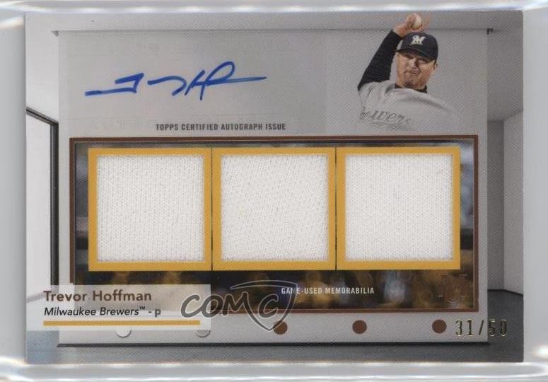 2024 Topps Museum Collection Copper 31/50 Trevor Hoffman Auto HOF 06qx