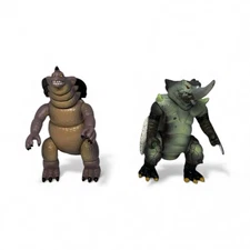 1994 Superhuman Samurai Syber-Squad Hock And Sybo Playmates 5” Action Figures