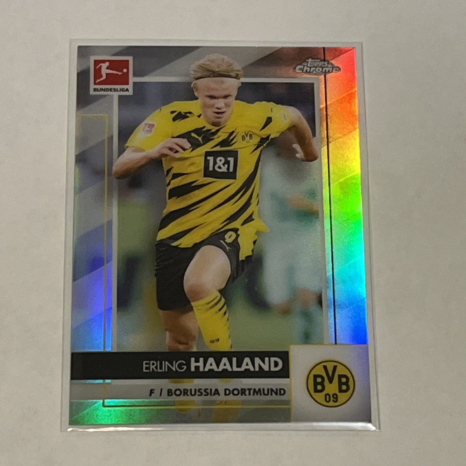 2020-21 Topps Chrome Bundesliga #32 Erling Haaland Refractor