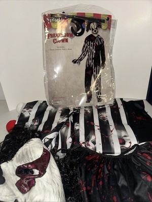 Spirit Halloween Freakshow Clown Adult Costume Mask Outfit