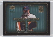 2008 UD Premier Patch Position Gold 11/38 Jeremy Bonderman #PP2-JB Patch 0af