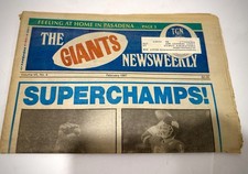 NEWspapwr 1987 NEW YORK GIANTS WIN SUPER BOWL...