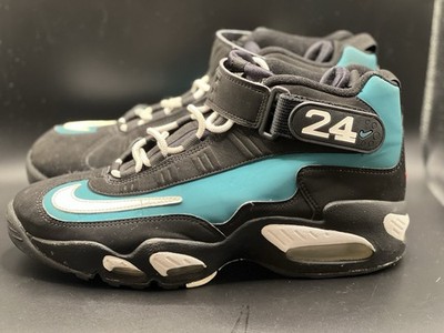 Nike Air Griffey Max 1  Fresh Water  Black Teal Silver Men s Retro Sneakers #24