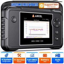 ANCEL Car OBD2 Scanner Code Reader Engine ABS SRS Diagnostic Tools FX2000 PRO US