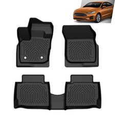 Floor Mats Fit For 2017-2020 2018 Ford Fusion All-weather Tpe Rubber Liner Usa