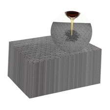 Oil Absorbent Pads, 13" x 10" Weight Dimpled Pad 50 PCS 13" x 10", Gray