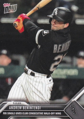 2023 Topps Now 222 Andrew Benintendi