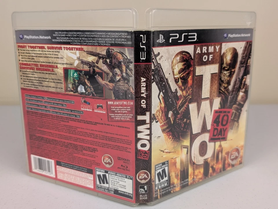 Army of Two: The 40th Day (PlayStation 3 PS3)➡️CIB Complete - Tested & Working - Image 4 of 4