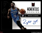 2012-13 Momentum Momentous Rookies Autographs #70 Reggie Jackson RC ROOKIE AUTO