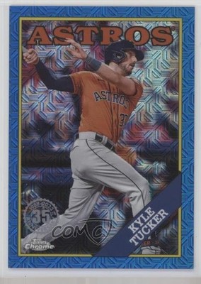 2023 Series 2 1988 Topps Chrome Silver Pack Mojo Blue Refractor Kyle Tucker 05ns