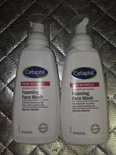 CETAPHIL Foaming Face Wash for Sensitive Skin Calms Cleanses 8 Fl Oz Lot Of 2