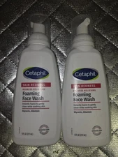 CETAPHIL Foaming Face Wash for Sensitive Skin Calms & Cleanses 8 Fl Oz Lot Of 2
