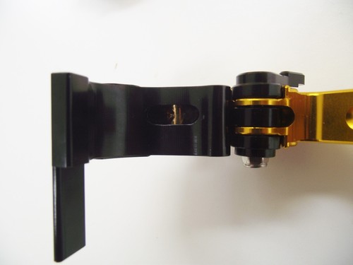 Kawasaki ZX636R/ZX6RR (2005-2006), CNC lever set long gold & black F35/K828 - Picture 4 of 7