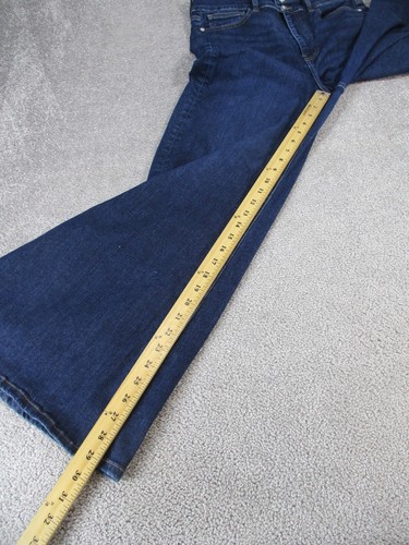 Frame Jeans Womens 30 Le Palazzo Crop Dark Wash Denim * - Picture 5 of 13