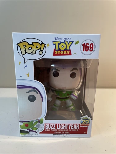 Buzz Lightyear (20th Anniversary) Vaulted Disney Toy Story Funko Pop Pixar(#169)
