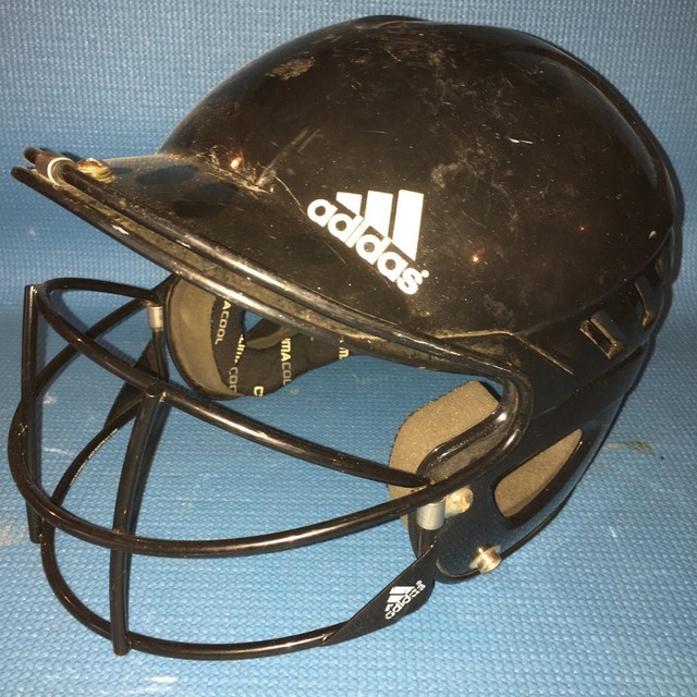Black Adidas Baseball Batting Helmet Adjustable 5660 Cm eBay