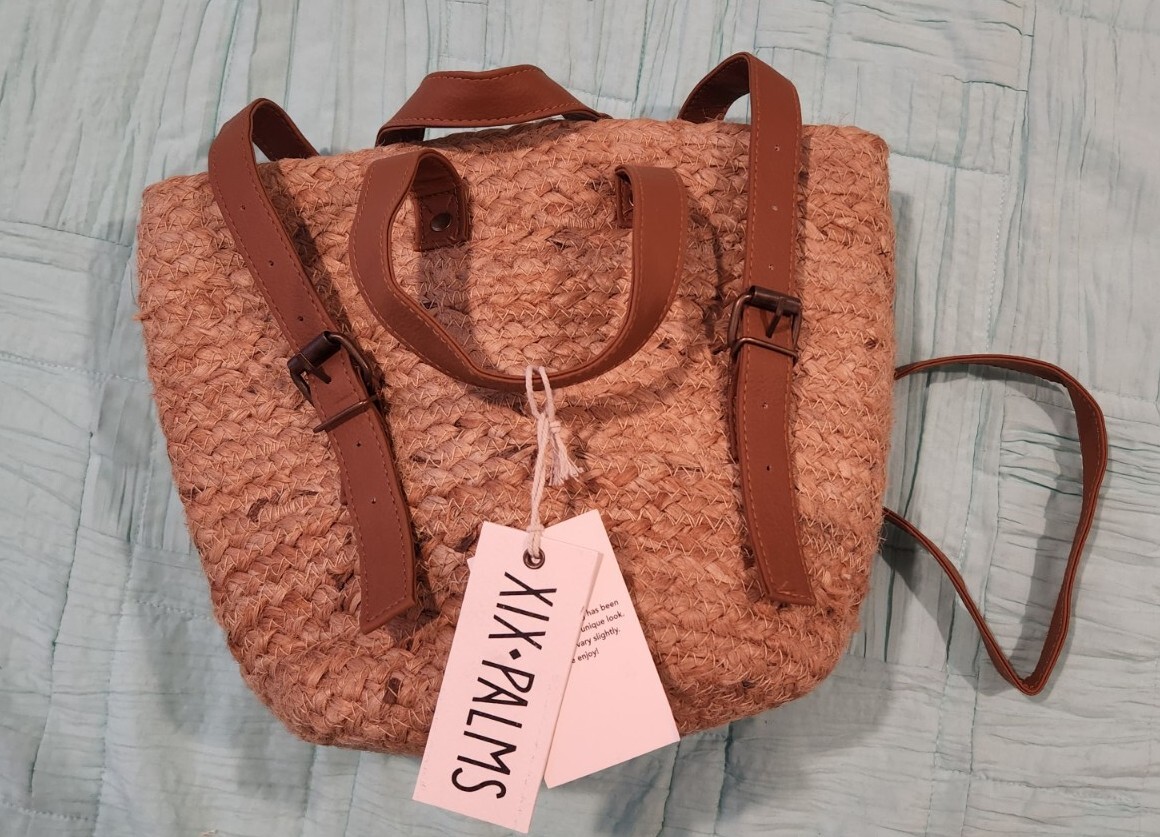 XIX•PALMS “The Shore” Woven Insulated Bag NWT XIX Palms | Bags | Nwt Xix Palms Shore Break Picnic Cooler  main image 3
