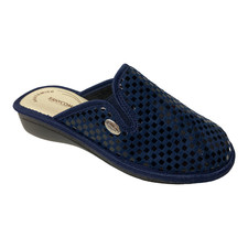 SCARPE PANTOFOLE CIABATTE DONNA SANYCOM ORIETTA 180 BLU ORIGINALE AI 2024