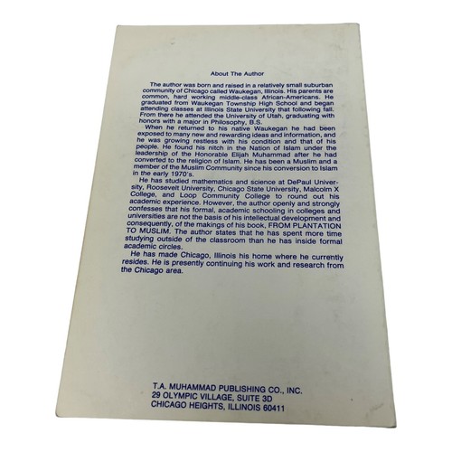 Von der Plantage zum Muslim: Eine einzigartige Transformation von Terris A. Muhammad (1987) - Bild 2 von 6