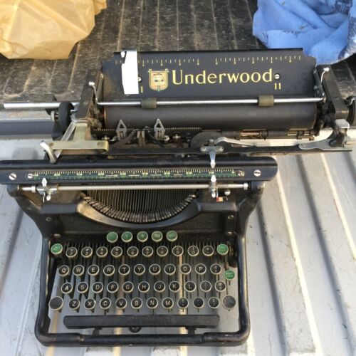 Underwood typewriter no. 5 1920's  HEMINGWAY antique works beautiful  - Afbeelding 1 van 12