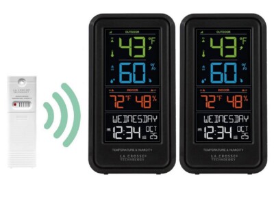 S82967-COMBO La Crosse Technology Weather Station w/ TX141TH-BV3 & Extra Display