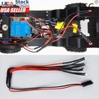 For RC SCX24 AXI00005 Under Car LED Lights Kits Chassis Underglow Underbody Red