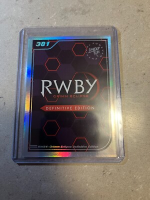 Limited Run Games (LRG) Trading Card, Series 2, #381 RWBY Grimm Eclipse - Silver