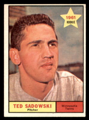 1961 Topps #254 Ted Sadowski EX JRI2