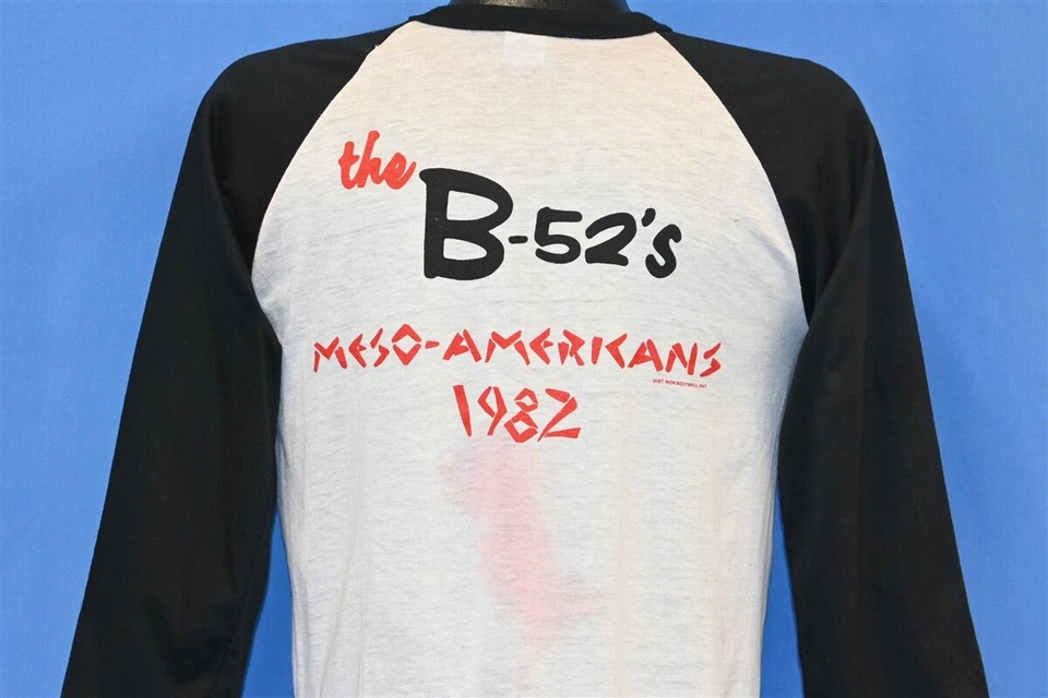 vtg 80s B-52S MESOPOTAMIA HIEROGLYPHICS ALBUM COVER NEW WAVE t-shirt MEDIUM M - Image 3 of 4