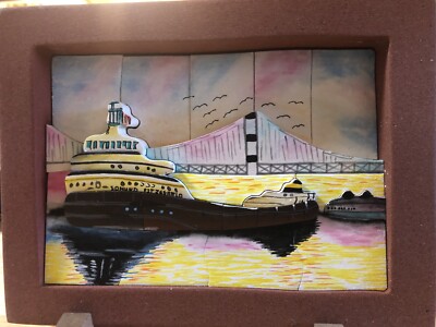 wooden jigsaw puzzle for adults, custom made of The Edmund Fitzgerald, W Feet