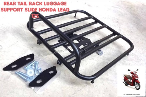 Rear Luggage Black Rack Steel Support slide part for Honda Lead 125 - Picture 1 of 7