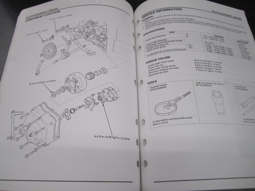 2004-2005 Honda CRF70F Service Shop Manual Repair Book #61GCF51 - Bild 3 von 4