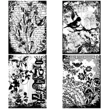 Tim Holtz Stampers Anonymous Cling Rubber COMPONENTS Stamp (YOU PICK)