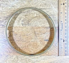 Old Metal Clock Bezel (No Glass) (5.57 Inch Dia, 5.15 Inner Dia) (KD090)