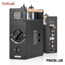 Douk Audio T3 PLUS Vacuum Tube Preamp MM / MC Phono Stage Desktop Headphone Amp