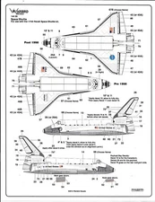 Warbird Space Shuttle Exterior, Upper Details and More, Decals in 1/144 05