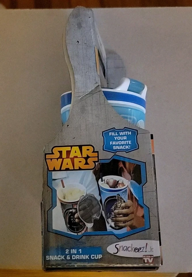 Snackeez 2 in 1 Drink & Snack Cup C-3PO Star Wars As Seen On TV New In Box - Image 3 of 4