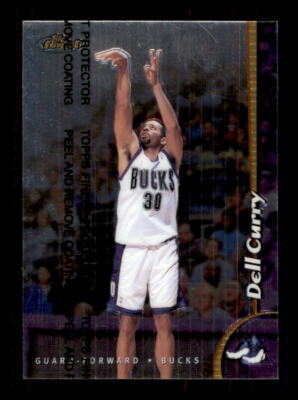 1998 Basketball Finest Dell Curry Milwaukee Bucks #129 | eBay