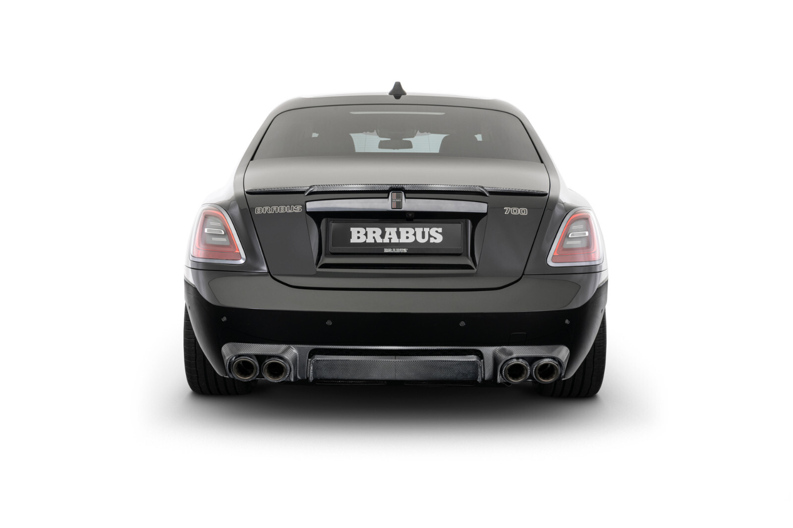 BRABUS Rolls Royce Ghost II Carbon Fiber Rear Insert in Gloss