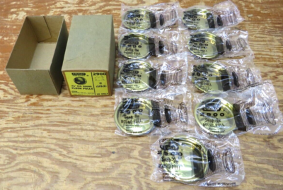 #ad STANLEY 2 1 8quot; Round Flush Pulls Brass Natural Color Buffed Box of 9 $18.95