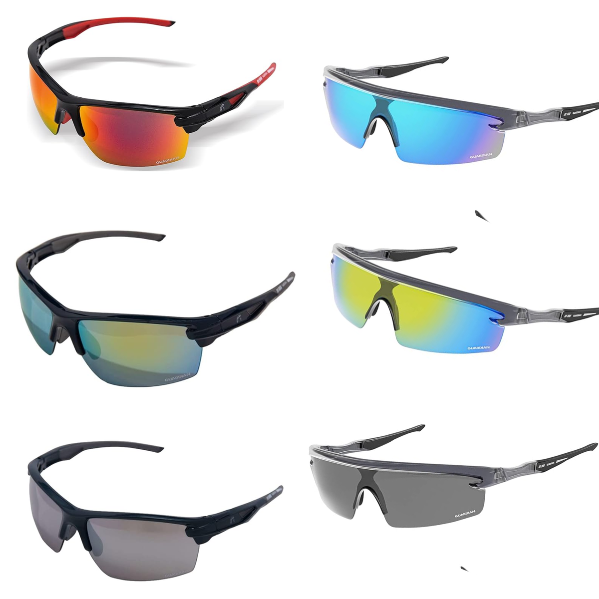 Guardian Baseball Softball Sunglasses Full Shield Sports Eyewear UV  Protection