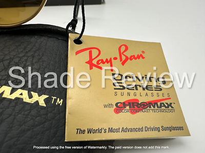 RAY-BAN Chromax USA Bausch Lomb Outdoorsman Arista Black BB 58mm