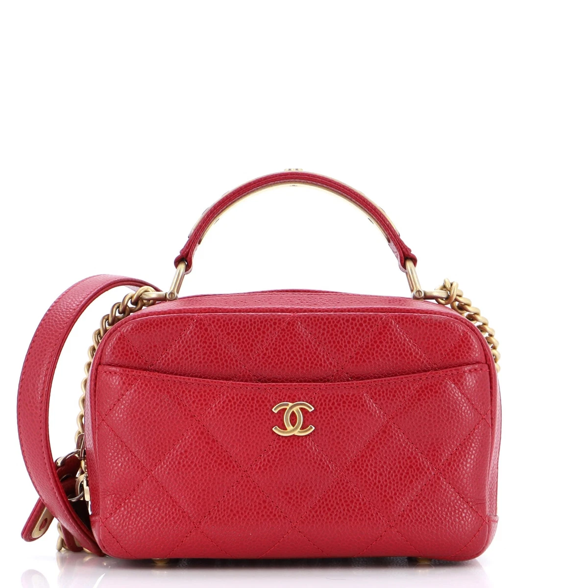 chanel carry around bowling bag