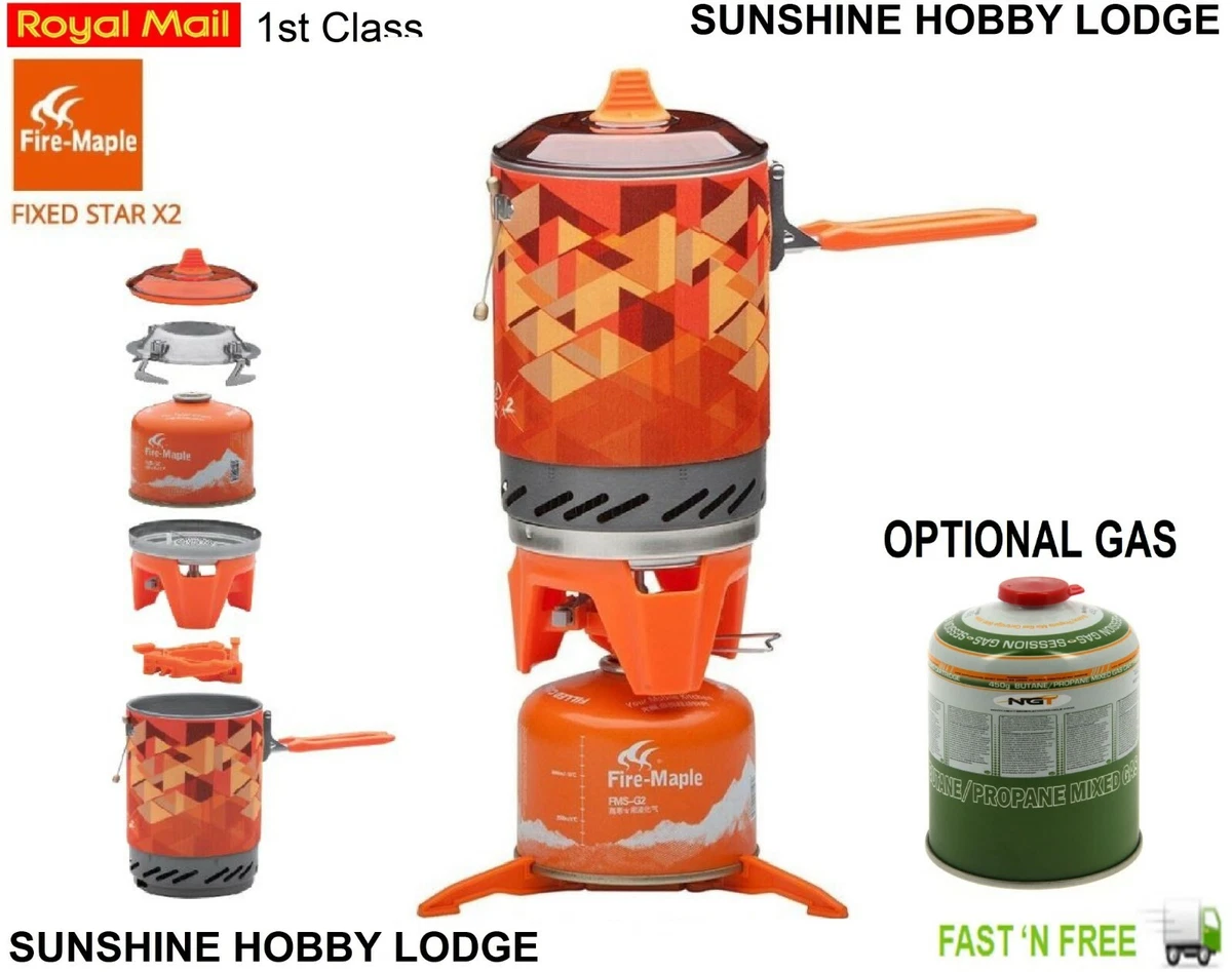 Fire-Maple Star FMS-X2 Outdoor Cooking System Portable Camp Stove Piezo  Ignition | eBay