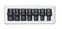 Sunex Tool  3654 7 Piece 3/8" Drive Universal Swivel Socket Set 3/8-3/4