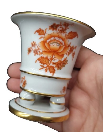Vintage Herend Hungary Porcelain Slipper Shoe Boot Garland 7570