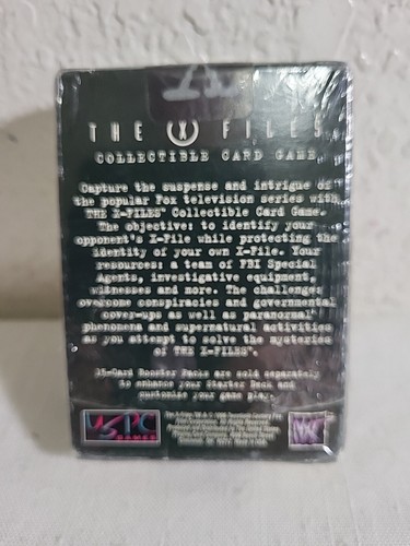 NEW The X-Files Card Game 60-Card Starter Deck Unopened & Complete - Picture 2 of 3