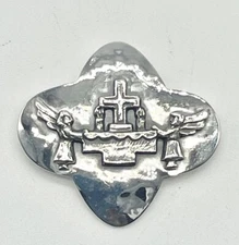 Jeep Collins JEC Sterling Silver 925 Retired Angels Cross Brooch
