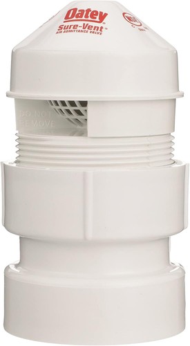 Oatey Sure-Vent 1-1/2 in.–2 in. 160 Branch, 24 1-1/2-Inch by 2-Inch, White