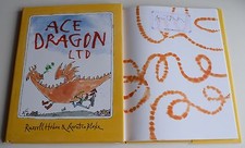 Sir Quentin Blake Signed Edition Hard Backed Book Ace Dragon Ltd AFTAL & COA